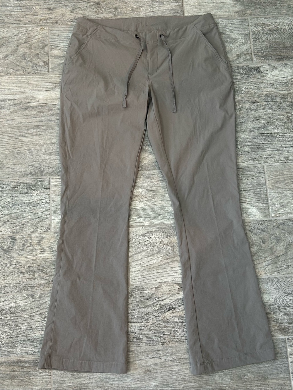 Columbia Drawstring Chino Pants — Taupe